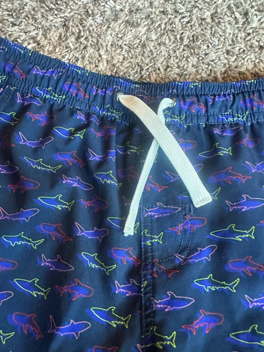 Kids Fair Harbor Anchor trunks-Shark print